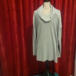 3/$50 COLUMBIA Gray Cowl Neck  Sweater Top Size XXL